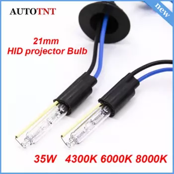 2 шт. AC 12 В 35 Вт 21 мм автоматические HID ксеноновые лампы для 3,0 дюйма Koito Q5 Bi ксеноновые линзы проектора