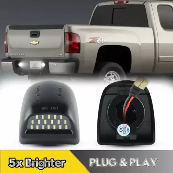 2 шт. для Chevrolet Suburban Silverado 1500 2500 3500 Tahoe светодиодные лампы освещения номерного знака для GMC Sierra Yukon XL Cadillac