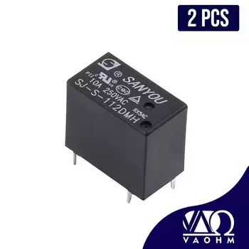 2PCS SJ-S-105DMH / SJ-S-112DMH-SJ / S-124DMH миниатюрное реле мощности