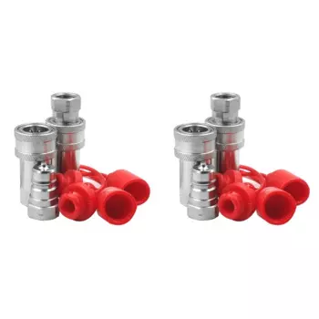 2x3/8 дюймов NPT резьба Стандартный гидравлический быстроразъемный Соединитель с пылезащитной крышкой