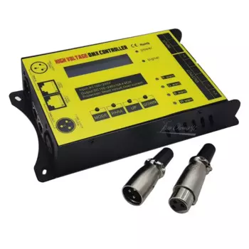 2X4CH контроллер RGBW высокого напряжения DMX512 ЖК-дисплей для 110v-220VAC 5050 RGB/RGBW светодиодной ленты