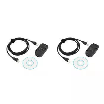 2X для VAG COM 22,3 OBD2 сканер HEX V2 USB для Golf A6 Skoda Seat Unlimited VIN ATMEGA162 + 16V8 + FT232RQ