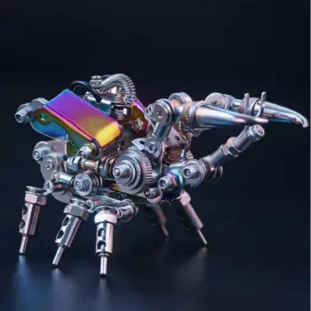 300 шт. + набор 3D Механических боевых доспехов, пазлы-игрушки Mecha, металлическая сборка «сделай сам», насекомые, стимпанк, игрушки для детей и взрослых