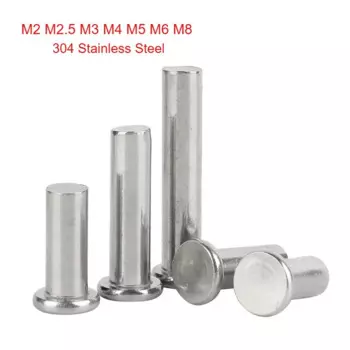 Плоские заклепки из нержавеющей стали M2 M2.5 M3 M4 M5 M6 M8