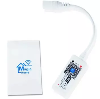 30 шт./лот DC 12 В 24 В RGB WIFI контроллер для светодиодной ленты RGB освещение светодиодный интеллектуальный контроллер WIFI