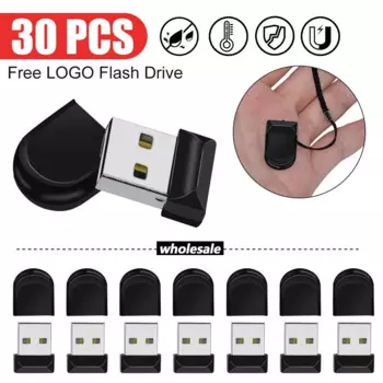 30 шт./партия, высокоскоростной мини-Usb флеш-накопитель 2,0, 64 ГБ, 32 ГБ, 16 ГБ, 8 ГБ, 4 Гб