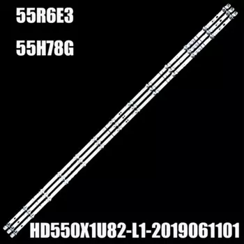 30 шт. светодиодная лента подсветки 13 светодиодов для Hisense 55R6E3 LB5500Q 55A6H 55A7300FTUK 55H78G HD550X1U82-L1-2019061101 LB5500P V0