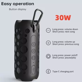 30 Вт 2 в 1 Caixa De Som Bluetooth-динамики с Bluetooth-наушниками для мобильных портативных велосипедных звуковых колончиков TWS Открытый сабвуфер