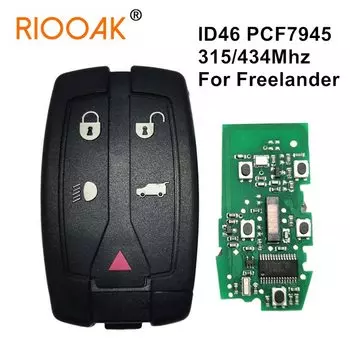 315/433Mhz ID46 7945 чип Автомобильный Дистанционный ключ автомобильный умный дистанционный ключ пустой ключ для Land Rover Freelander 2