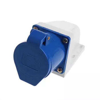 32 А 3pin промышленная розетка 220 В-250 В Погодостойкая IP44 Водонепроницаемая 2P + E 32A B03E