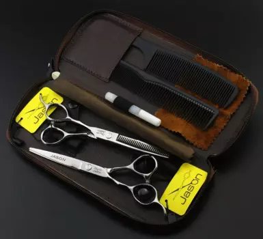 345 #4 шт. Парикмахерские ножницы для левой руки 5,5 ''/6,0'' Jason Japan 440C ножницы для стрижки филировочные ножницы для волос