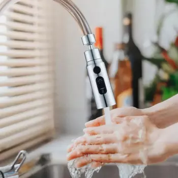 360 Rotatable Splash-proof Aerator Sprayer Universal Kitchen Faucet Adjustable 3 Water Modes For Kitchen Sink Extension