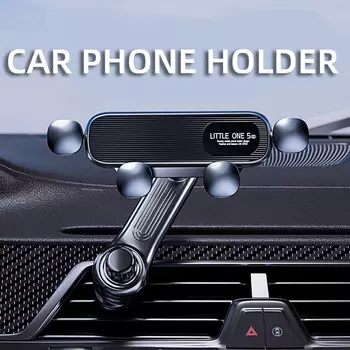 360 ° Вращающийся автомобильный держатель для телефона, гравитационное вентиляционное отверстие, зажим для мобильного телефона, подставка для мобильного телефона в автомобиле GPS, поддержка iPhone13 12 Pro Xiaomi