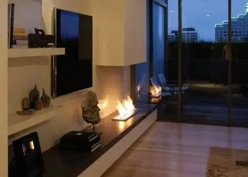 36-дюймовый спиртовой камин Inno-Fire, камин с Wi-Fi управлением