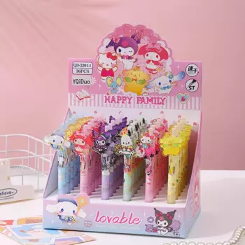 36 шт. мультяшный Sanrio патч-ручка симпатичная мелодия Kuromi патч гелевая ручка Студент Письменные принадлежности детские подарки