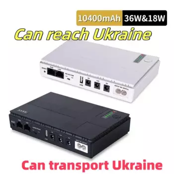 36 Вт, 10400 мА · ч, мини-портативный маршрут, фрезерный источник питания для Wi-Fi-маршрутизатора большой емкости, адаптер питания в режиме ожидания