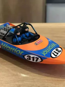 [39 см] Бесщеточный реактивный катер с дистанционным управлением, лодка Horizon с 3D-печатью, модель воздушной игрушки, корпус скоростного катера