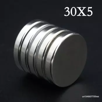 3/5/8/10 шт. 30x5 Неодимовый Магнит 30 мм x 5 мм N35 NdFeB Круглый сверхмощный сильный постоянный магнитный диск imanes 30*5