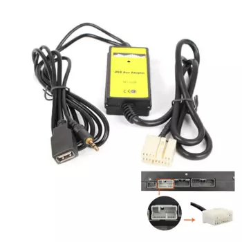 3,5 мм Интерфейс автомобиля USB AUX адаптер CD Changer Для Honda для Accord для Civic