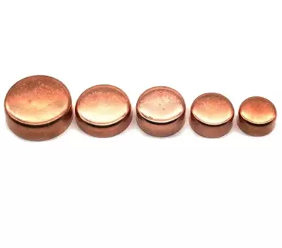 3/8 "1/2" 10 мм до 54 Торцевая заглушка, мм медный стопорный концевой фитинг для подачи труб охлаждения для газа воды и нефти
