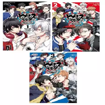 3 книги гипноз Mic Division Rap Battle Side B & M.T.C Vol.1-3 книга китайской манги Подростковая Молодежная взрослая мультяшная книга из аниме