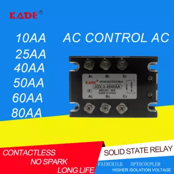 Твердотельное реле JGX-3-10AA/25AA/40AA/60AA/100AA/120AA/150AA/200AA 480В
