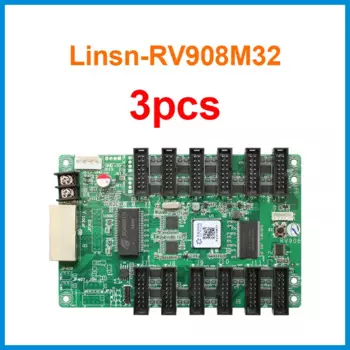 3 шт., встроенная карта памяти Linsn RV908M32, 12 стандартных разъемов HUB75