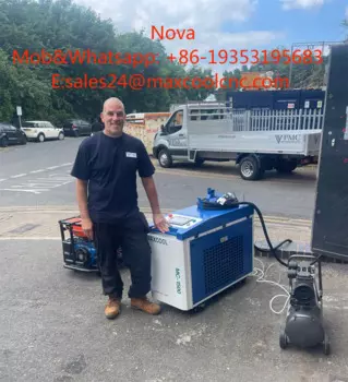 3 в 1 MaxCool 1500 Вт 2000 Вт 3000 Вт Ручной волоконный лазерный сварочный аппарат для очистки металла