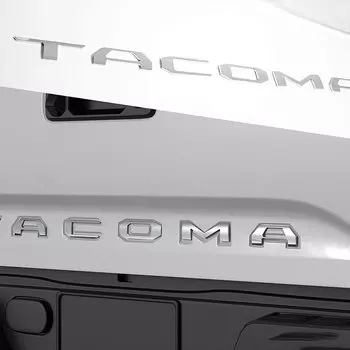 3d-эмблема для задней двери Toyota Tacoma -2019 (матовый черный)