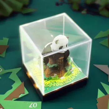 3d-блокнот с гигантской пандой, календарь 2024 с планкой, блокнот для записей на день рождения, блоки для подарочных записей, блоки для рождественских заметок, бумага Z5R7