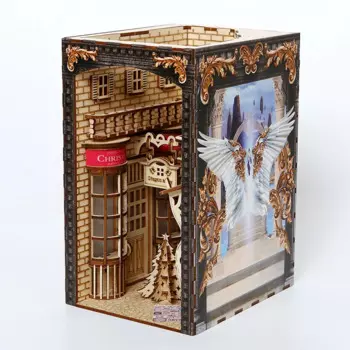 3D деревянная головоломка Diagon Alley, Рождественская модель, комплект, сделай сам, сборная игрушка, модель головоломки, строительные наборы для детей, взрослых, подарки