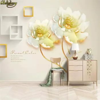 3D фотообои beibehang на заказ, Настенные обои для гостиной, мечта, цветок, красивые рельефные обои для свадебной комнаты, обои для стен спальни