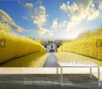 3D фрески на заказ, Европейский пейзаж Золотой аллея, обои для спальни, гостиницы, кофейни, гостиной, дивана, телевизора