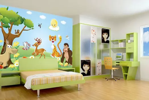 3D фрески на заказ, обои с милыми мультяшными животными, обои для школы, ресторана, гостиной, дивана, телевизора, детской спальни