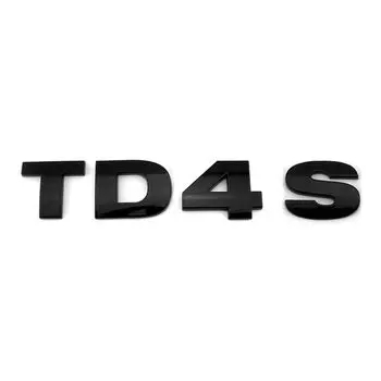 3D наклейка для заднего багажника автомобиля Freelander TD4 Подлинная эмблема TD4 S письма