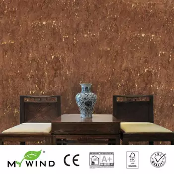 3D обои в рулоне домашний декор классика 2019 MY WIND burlywood коричневые обои роскошный 100% натуральный материал безопасность Innocuity