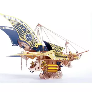 3D пазлы, деревянный космический корабль, модель игрушки, сделай сам, фэнтезийная модель в эпическом стиле, наборы строительных блоков, сборка, головоломка, игрушка в подарок
