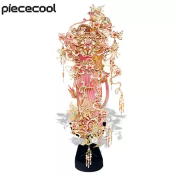 3d Пазлы Piececool, металлические модели, строительные наборы, давить китайскую цитру, игрушки «сделай сам» для подростков, 191 шт.