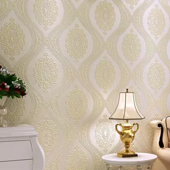 3d Роскошные европейские обои, Дамаск, современные нетканые обои для спальни, 3d настенные фрески, рулон обоев для гостиной