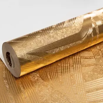 3D стерео обои из золотой фольги для гостиной спальни роскошные золотые серебряные блестящие обои отражающее настенное покрытие