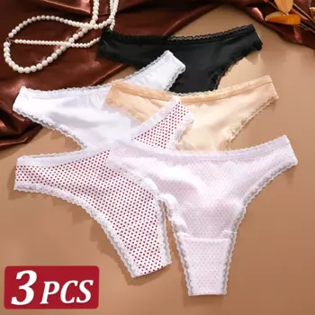 3Pcs бесшовные сексуальные стринги женщин с низкой талией трусики нижнее белье XS-XL Solid Color дамы трусы Lingere Underware удобные женщины
