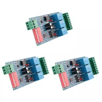 3X 3-канальный DMX 512, выход реле, светодиодная плата контроллера Dmx512, светодиодный декодер DMX512, контроллер релейного переключателя