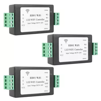 3x H801 RGBW светодиодный WIFI контроллер LED RGB контроллер DC5-24V вход для 5050 2835 3528 SMD