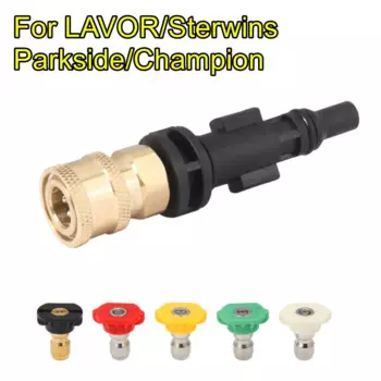 4000 PSI адаптер для моечного пистолета для Lavor Sterwins Parkside PHD для быстрого подключения 1/4 дюйма, детали омывателя с распылителем Nozzzle