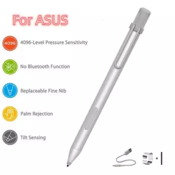 4096 стилус для планшета ASUS ZenBook, сенсорный флип-ручка без Bluetooth, USB зарядка