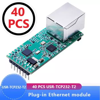 40 шт., релейный модуль Ethernet-преобразователя, Серийный Модуль UART TTL в Ethernet TCPIP, Поддержка DHCP и DNS