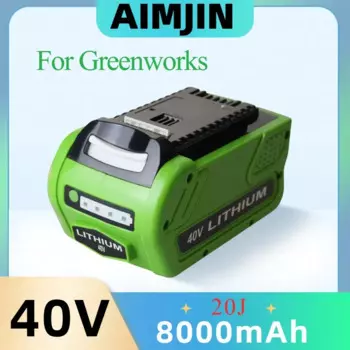 40 В 8000 мАч GreenWorks Сменный аккумулятор 29462 29472 40 В 5,0 Ач Инструменты Литий-ионный аккумулятор 22272 20292 22332 G-MAX