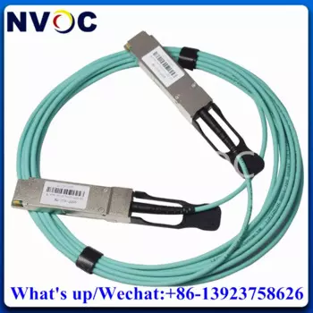 40G OM3 5M AOC кабель, QSFP + к QSFP высокоскоростной Aqua MPO модуль активный Оптический для Intel,Cisco,Mikrotik