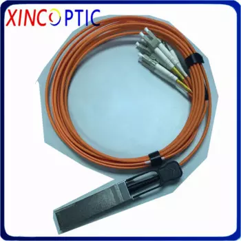 40G QSFP + 8 * LC коннектор 2 м кабель, OM3 40 Гбит/с QSFP + 8xLC коннектор 2 м Активный оптический кабель AOC поддержка индивидуальной длины