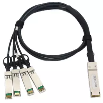 40G высокоскоростной кабель 4X10G QSFP + к SFP + DAC 1 в 4 для многофункционального штабелируемого кабеля Huawei
